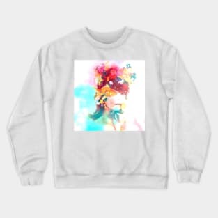 Fish Eye - Surreal/Collage Art Crewneck Sweatshirt